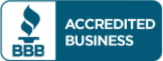 Bluetek Accredited Business logo indicating Better Business Bureau certification and trustworthiness.