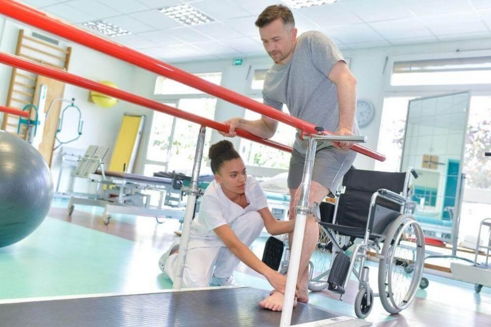 Recovery benefiting from physical therapy