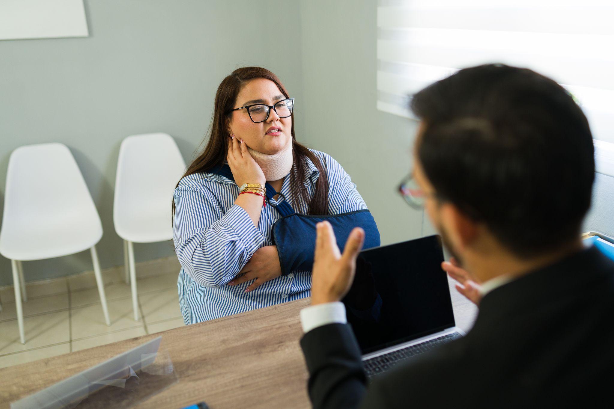 discussing injury with an attorney