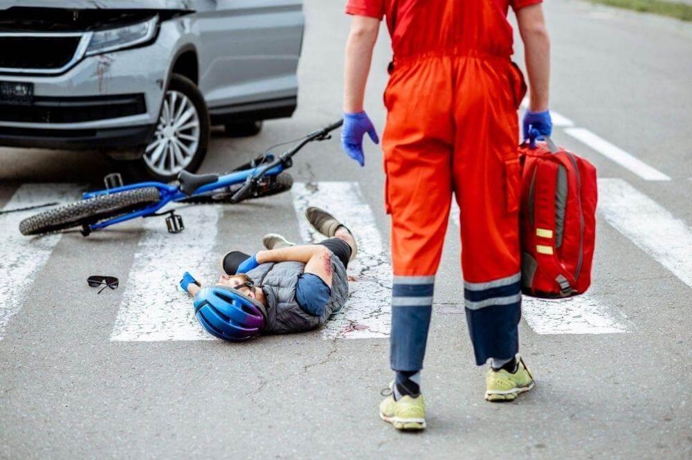 Man in orange jumpsuit on street, related to